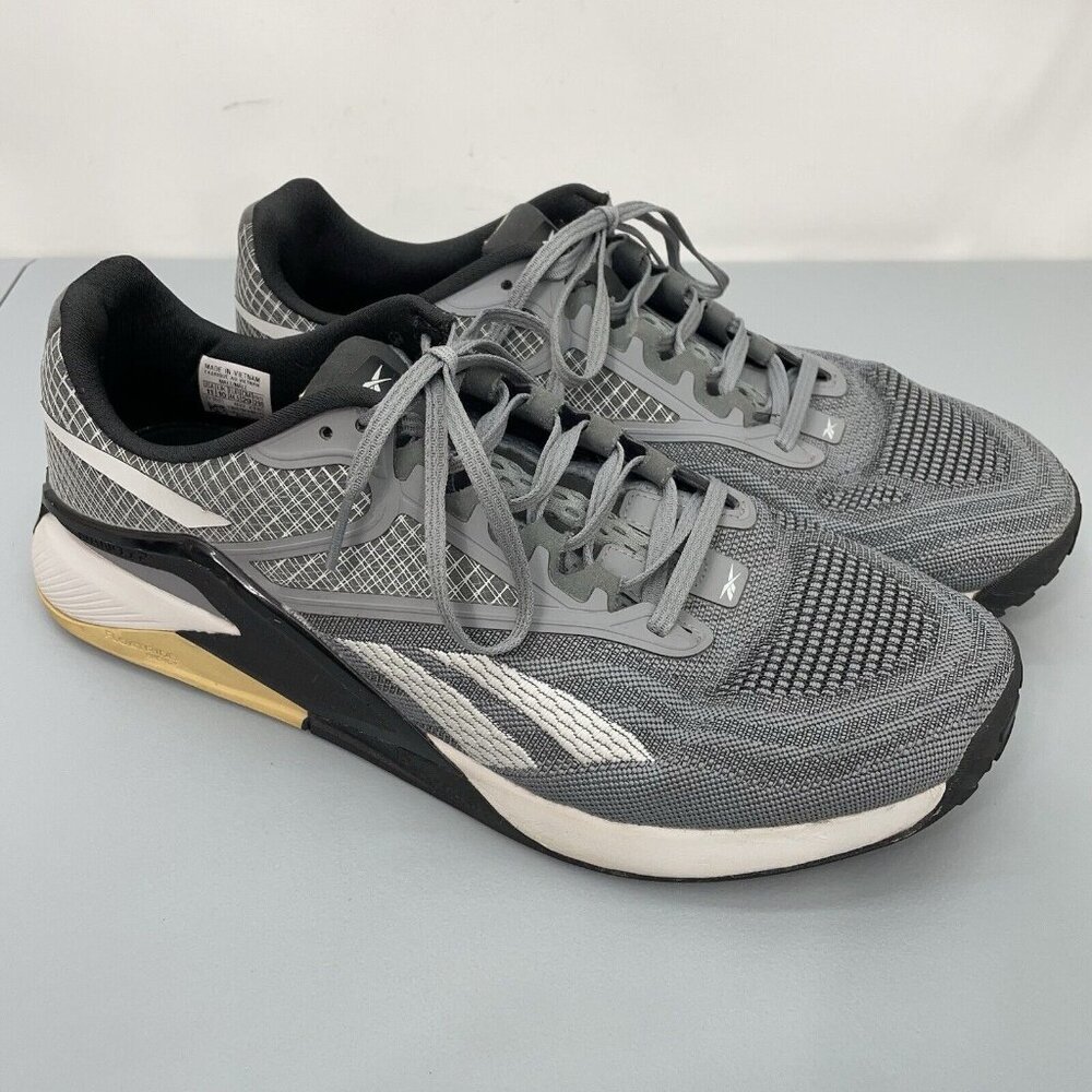Reebok Nano X2 Sneakers Shoes Athletic Training Gray Mens 11